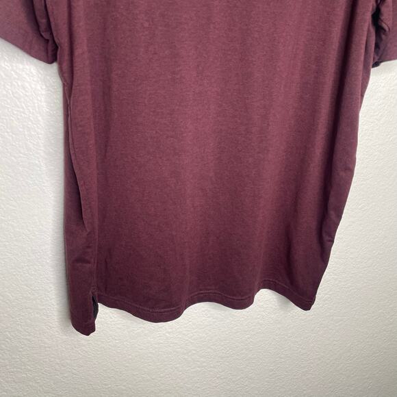01. Algo Mens Shirt Size XL Burgundy 01. Performance Polo Short Sleeve - Picture 11 of 12